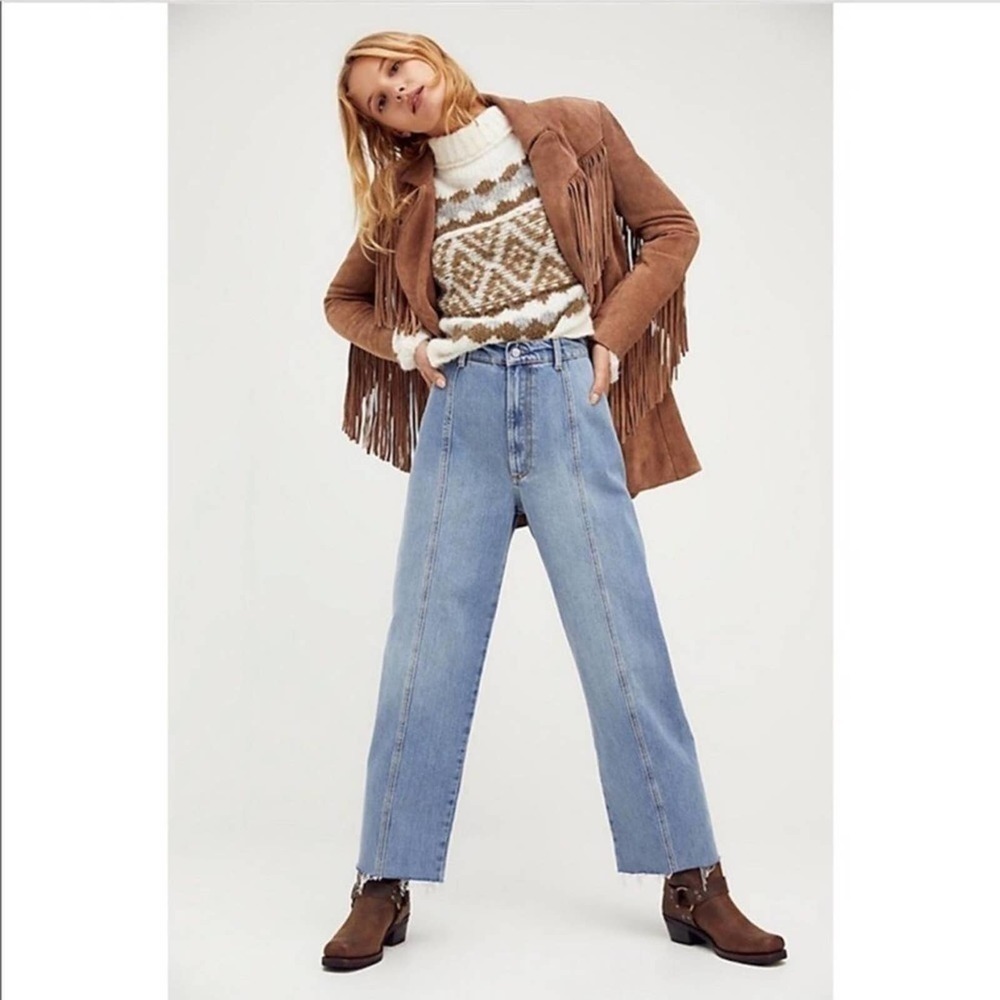 Boyish High Rise Straight Jeans Colby Rio Bravo